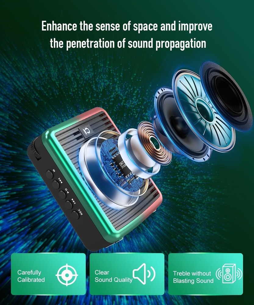 30W Wireless Voice Amplifier with Lavalier Microphone, Bluetooth Voice Amplifier