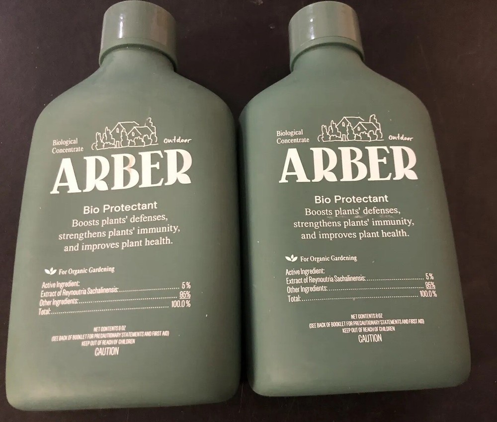 Arber 8oz Disease Control Organic Bio Protectant Concentrate 2 Bottles New