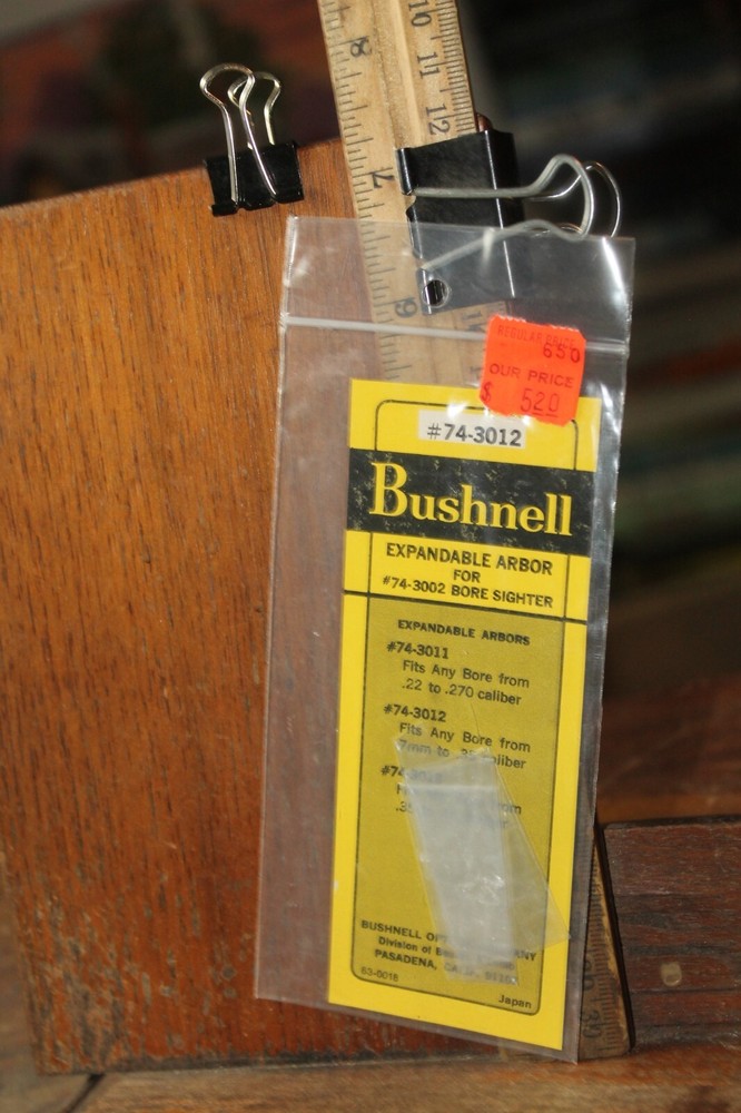 Vintage 1970's Bushnell Scope Tag