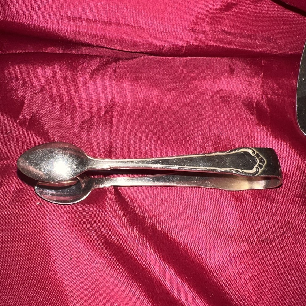 Bremer Silberwarenfabrik Tongs & Cold Meat Fork