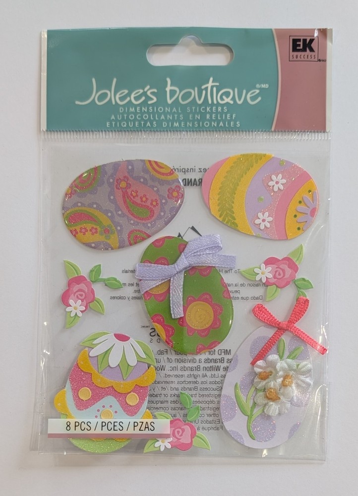Jolee's Easter Eggs Scrapbooking Stickers