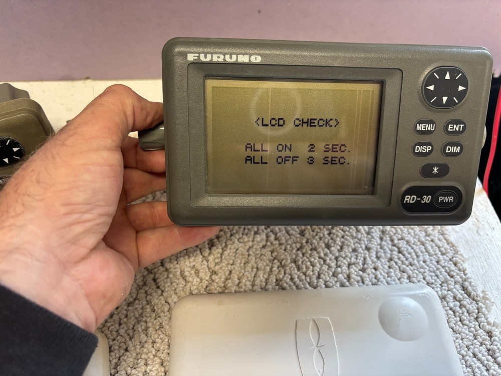 2-Furuno RD-30 Remote Multi Function Display.