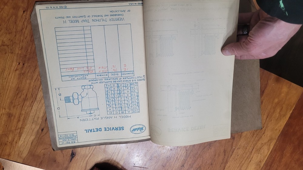 Antique Plumbing Steamfitter Heating Warren Webster