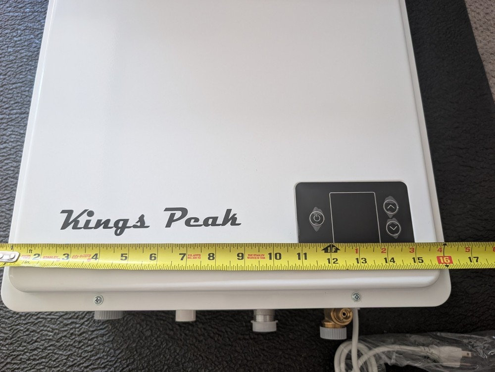 Kings Peak Indoor Tankless 199,000 BTU Natural Gas Water Heater KNG199INW 9.0GPM