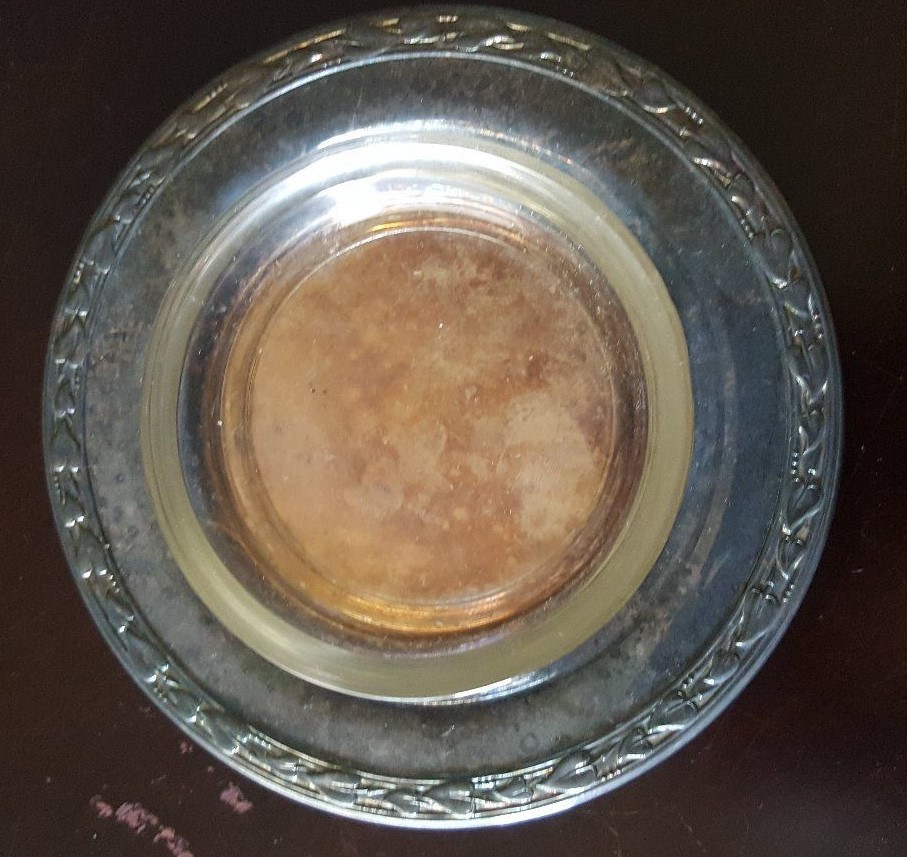 Vintage Oneida Silverplate 2pc Relish Dish