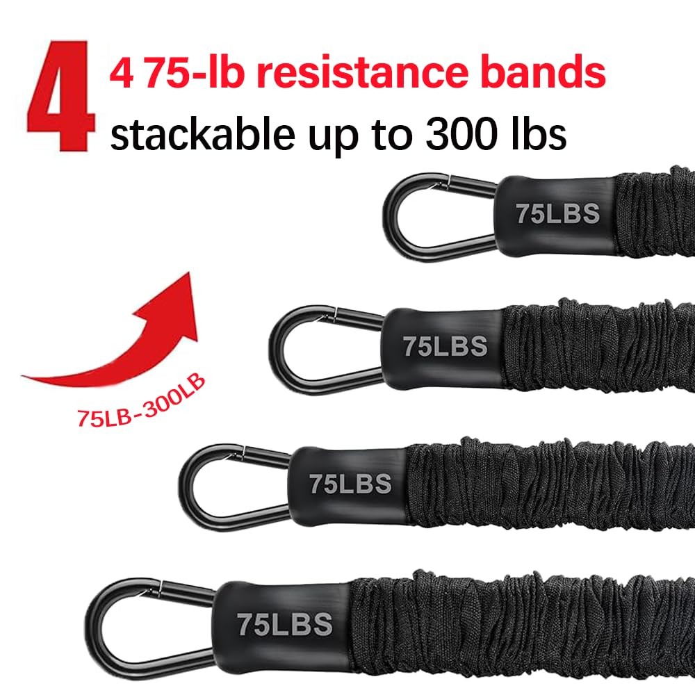 Pull Up Assistance Bands, Heavy Duty Resistance Bands for Pullups, Profession...