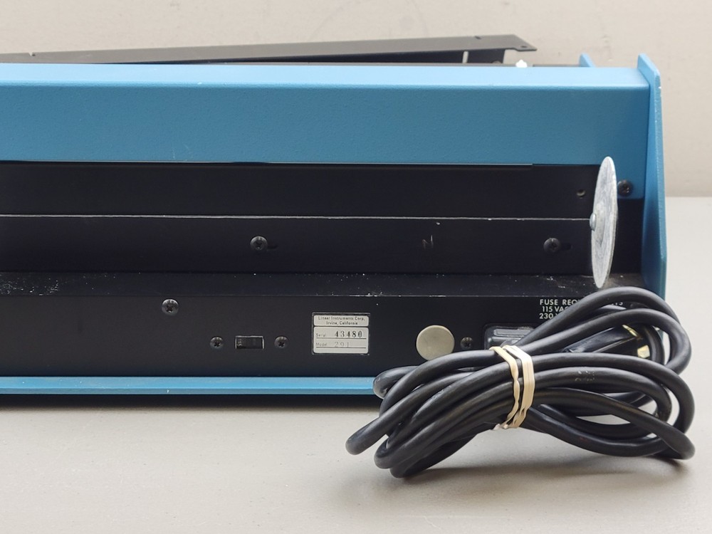 Linear Instruments 291 Strip Chart Recorder Analog Data Logger Lab Equipment