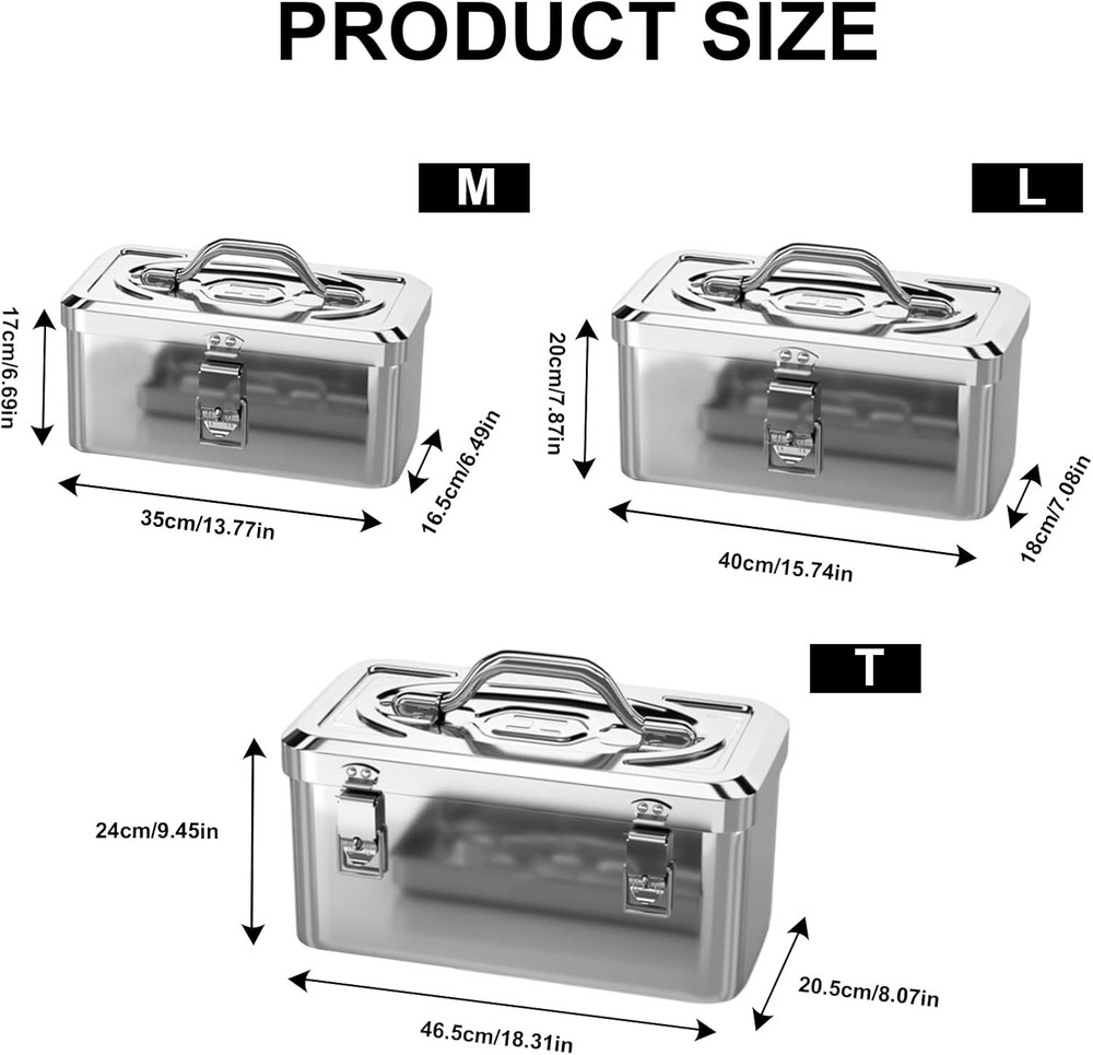Mechanical Tool Suitcase Hard Case Organizers Safe Tool Box Tool Box Stainles
