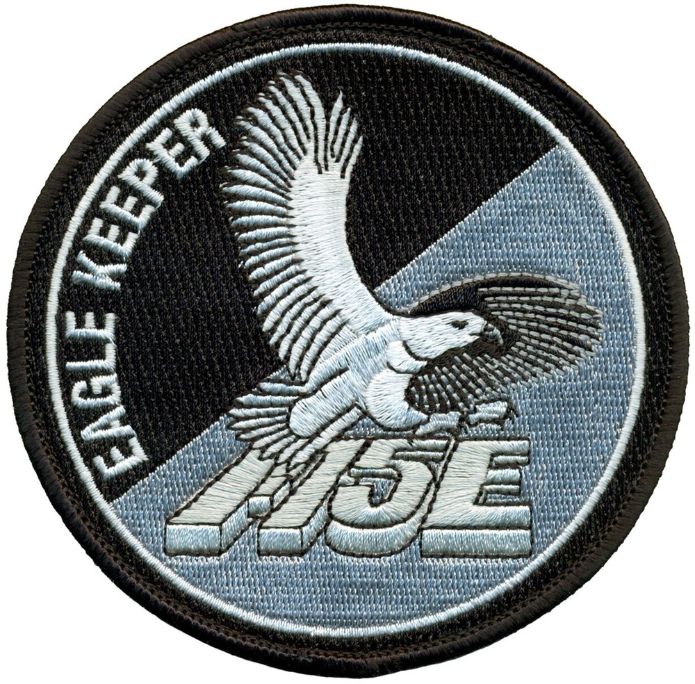 USAF McDONNELL DOUGLAS F-15E STRIKE EAGLE "EAGLE KEEPER" PATCH