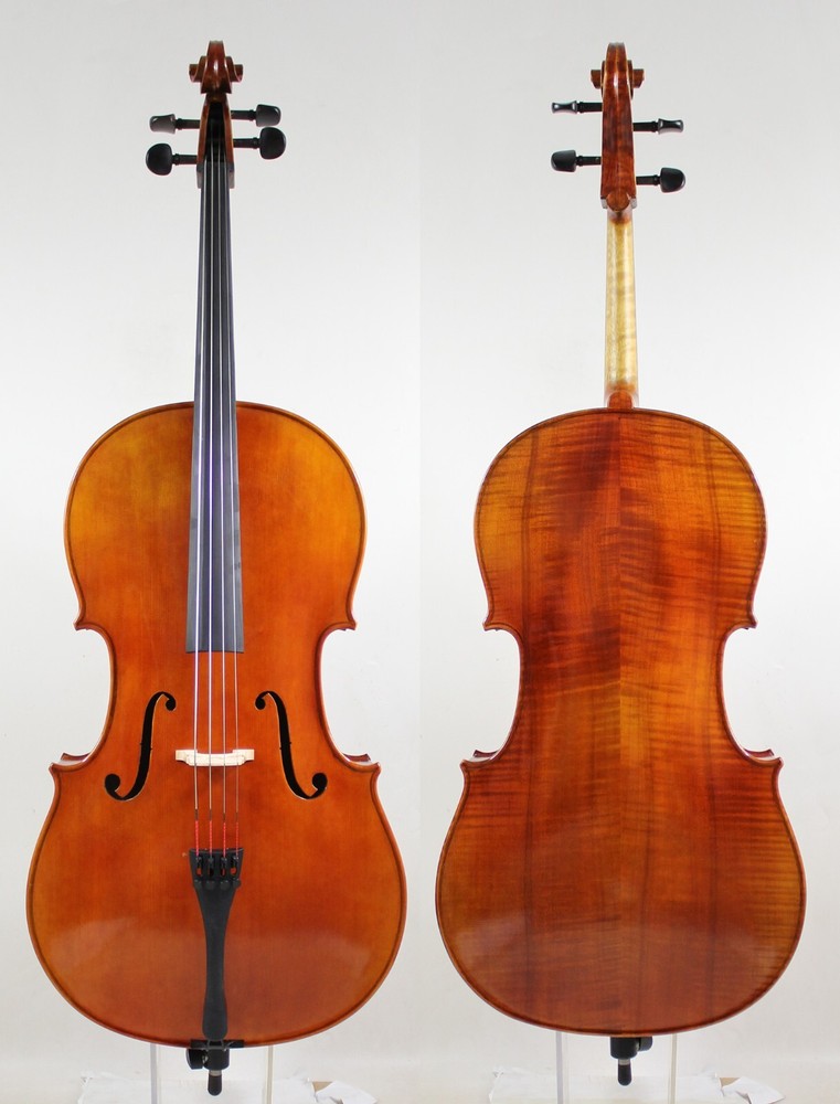 Best Model ! A Stradivari Style Cello 1/2 Size, Deep Tone #8086