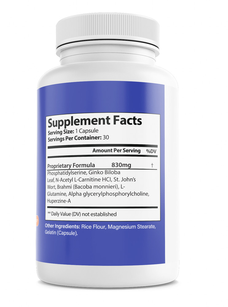 FocusMax Advanced Mind Memory Cognitive Support Dietary Supplement 30 Capsules