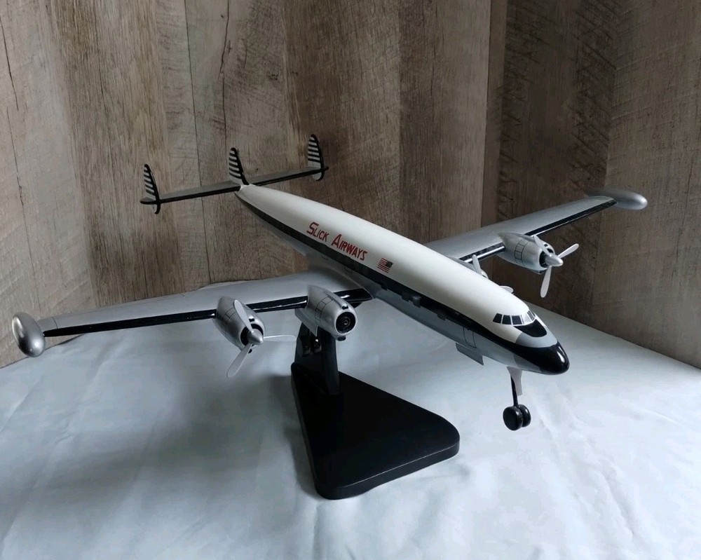 Slick Airways Lockheed L-1049 Super Constellation Desktop Model And Slick...