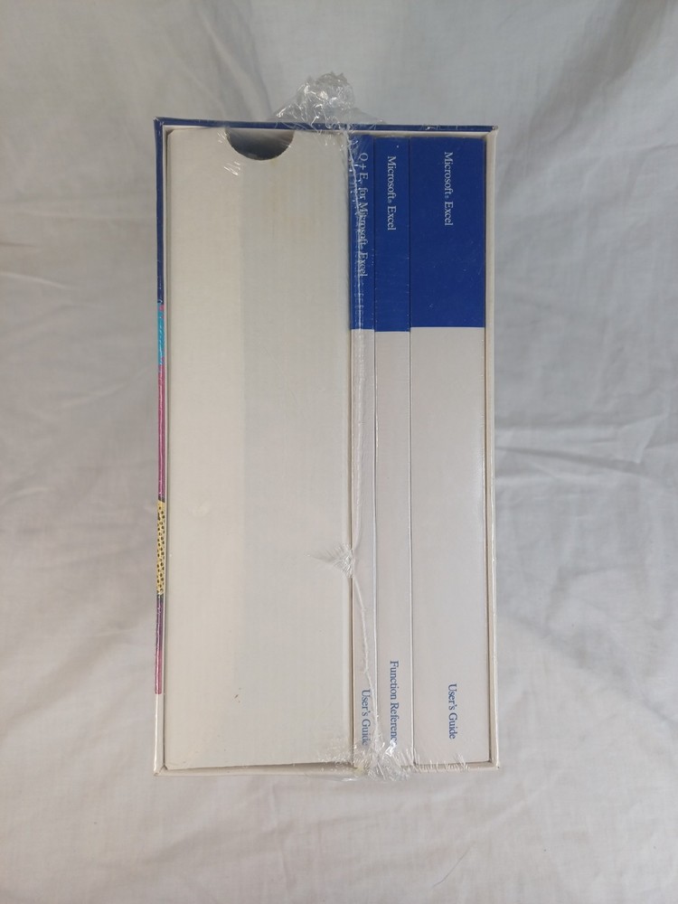 Factory Sealed Microsoft Excel for Windows Version 3.0, 1990 Software in Box