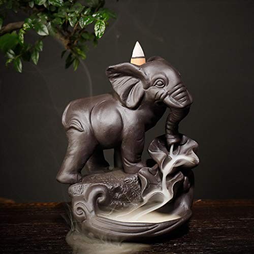 Backflow Incense Burner Holder Handmade Waterfall Incense Cone Sticks Holder