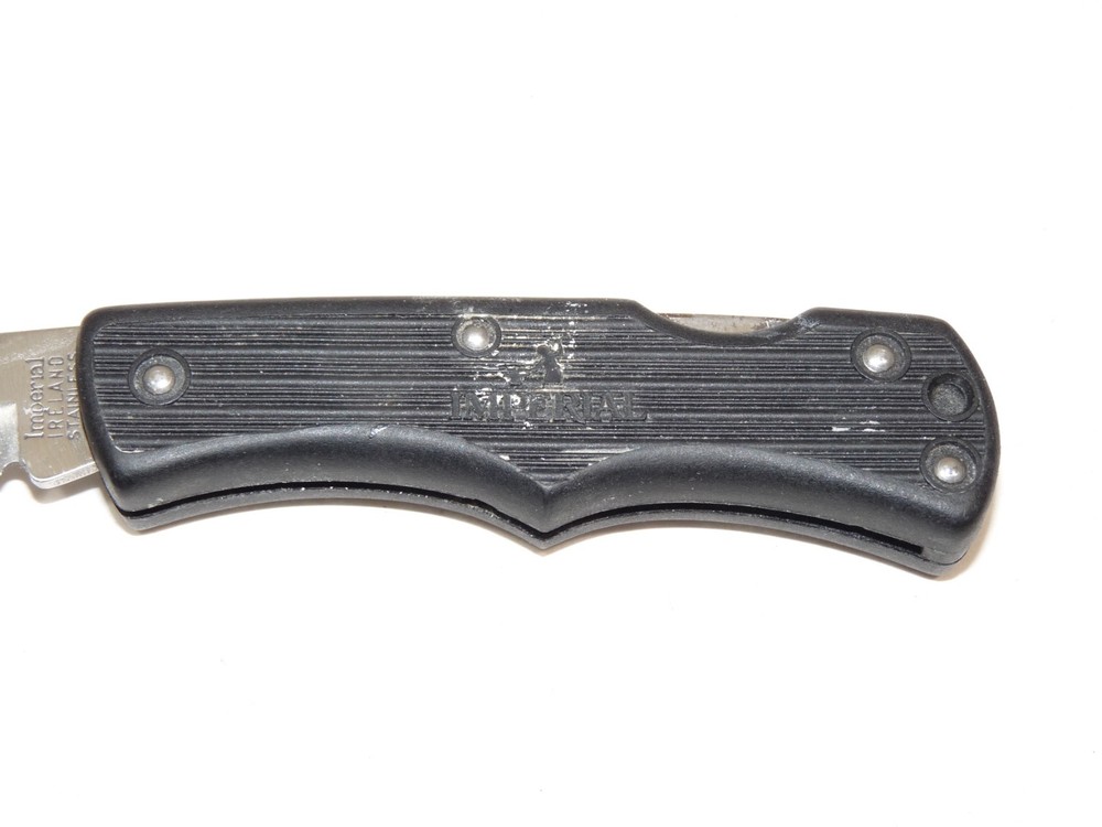 Imperial Knife (Ireland) Single Blade Lockback - 7” Plain 3” Blade