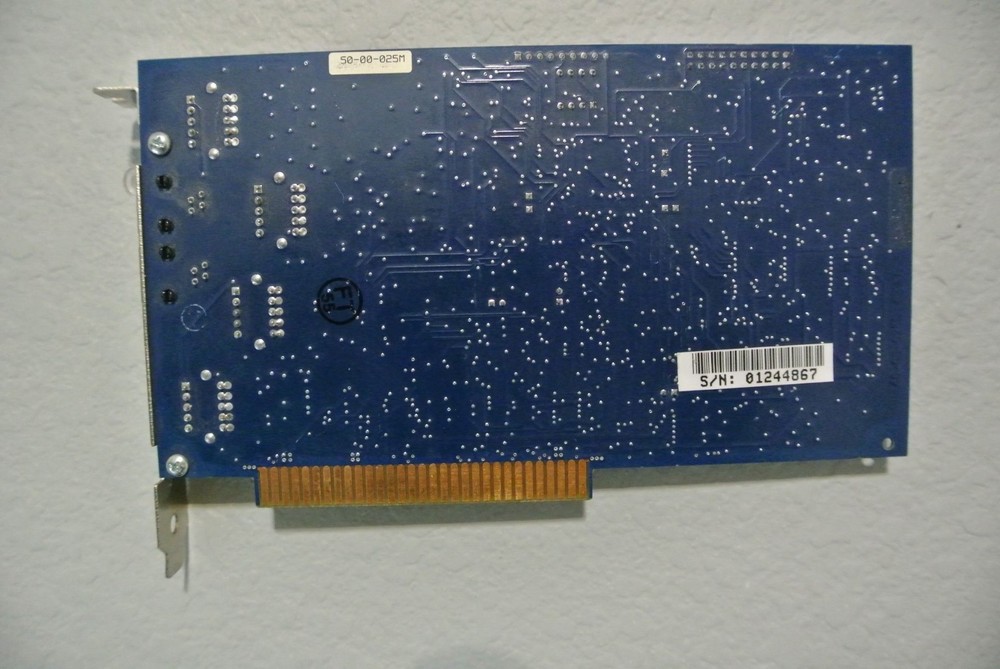 RHETOREX RDSP/IVPC BD ISA BOARD 50-00-025M TELEPHONY CARD