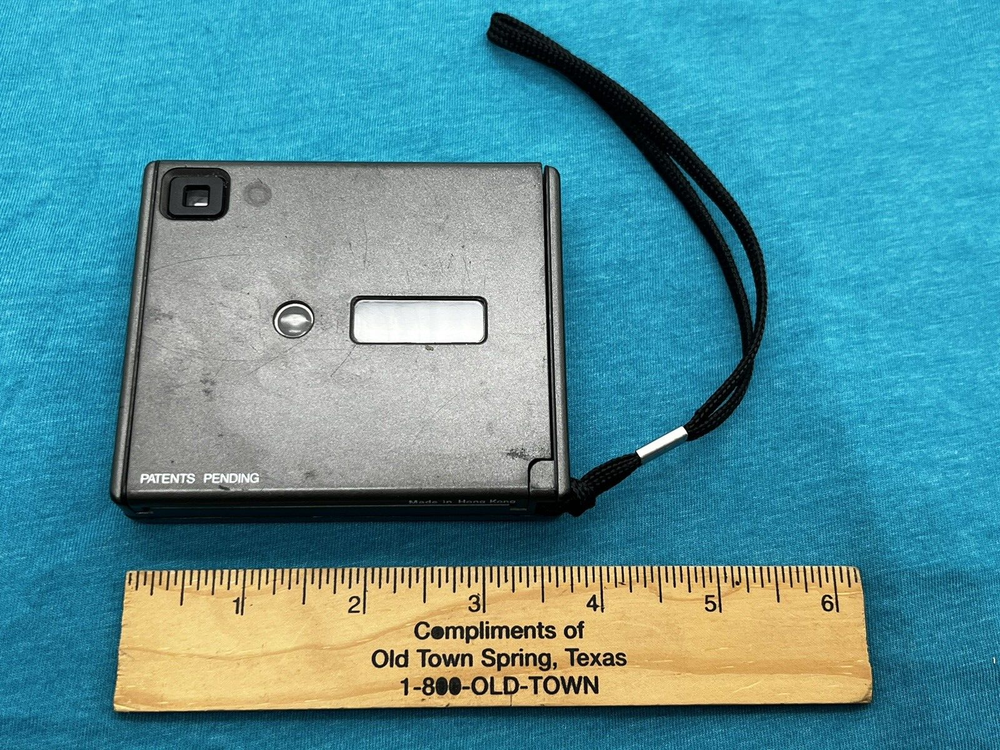 Vintage 80s Camera ANSCO MEMO DISC Compact Pocket Camera