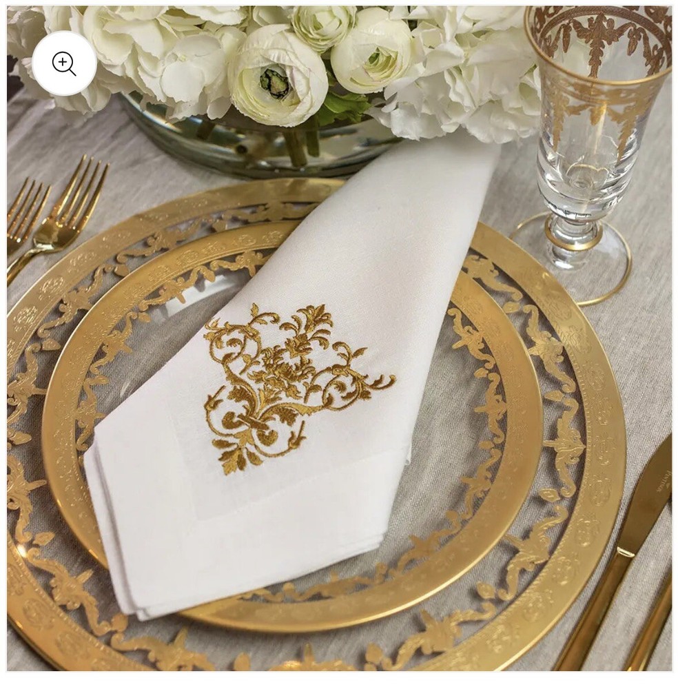 chargers for table set