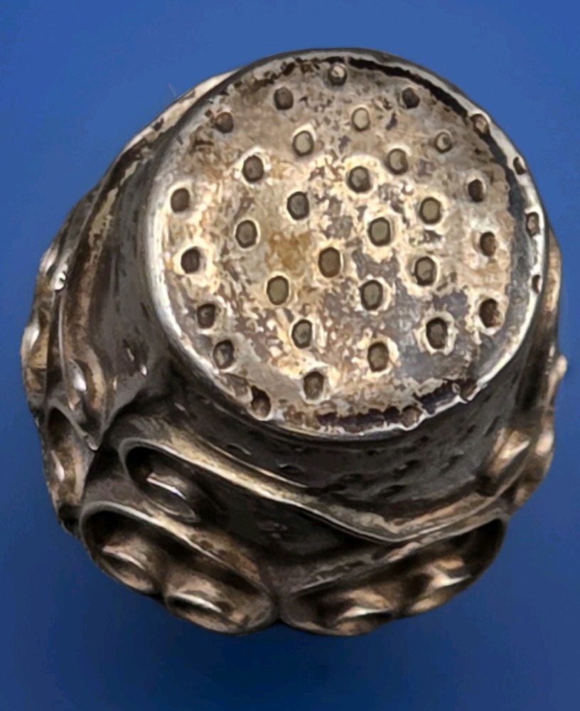 Vintage Mexican Sterling Silver Thimble