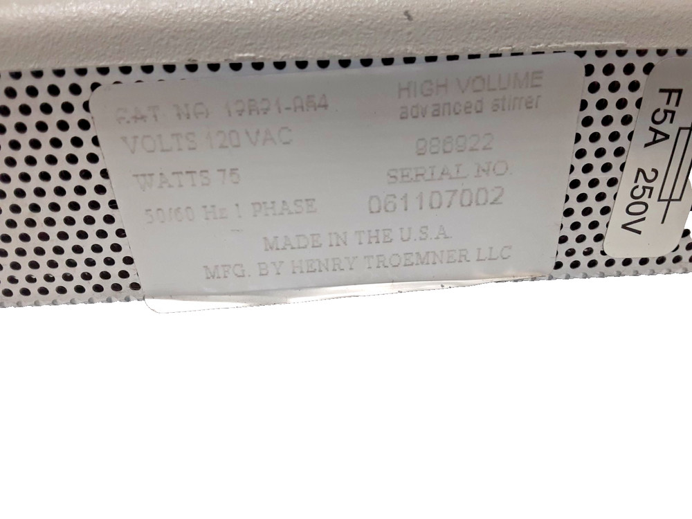 VWR 986922 Digital Control Advanced High Volume Magnetic Stirrer - UNTESTED