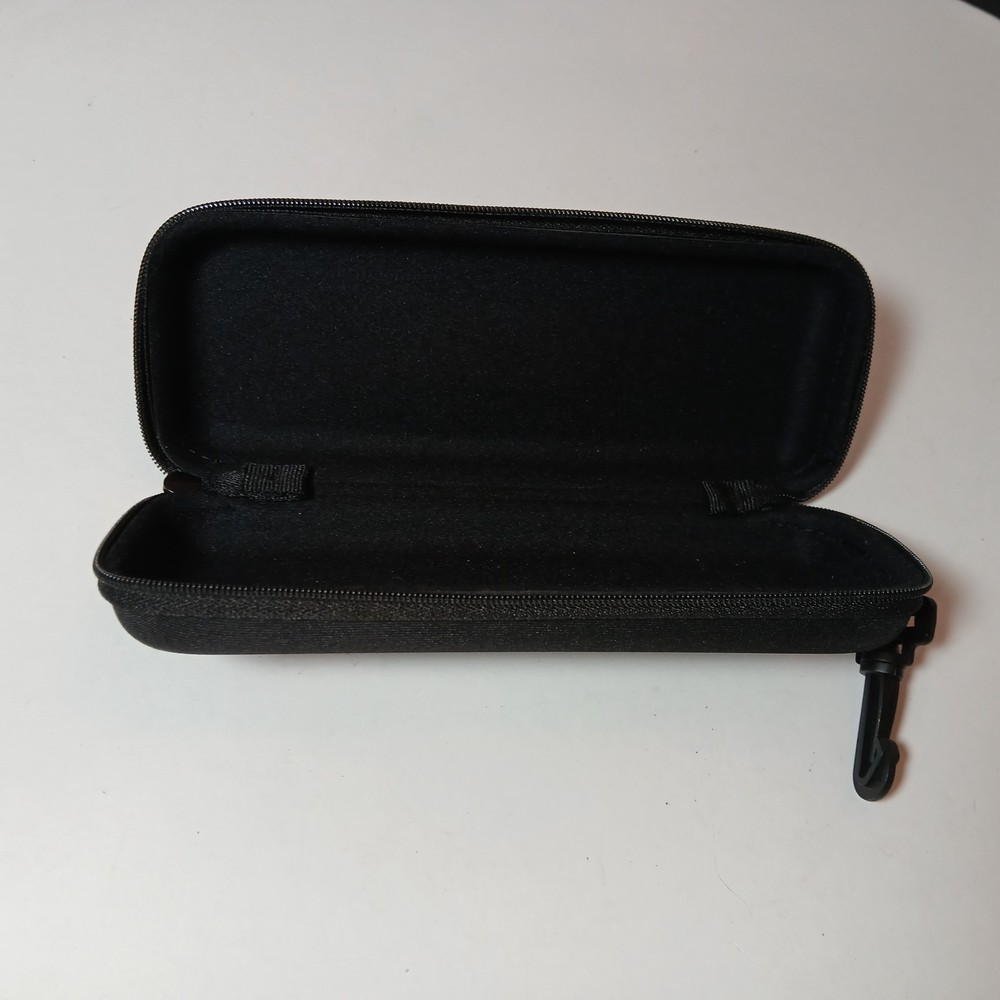 Hoya Eyeglasses Case Storage Glasses Carry Box Black Zipper Rectangular