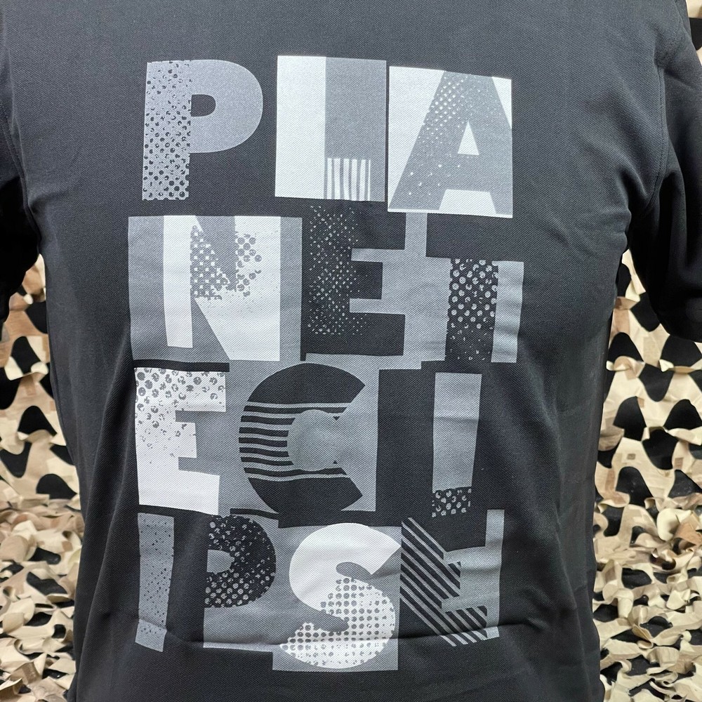NEW Planet Eclipse Lanes Pro-Formance T-Shirt - Black - Medium