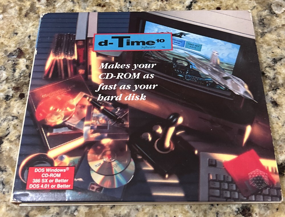 CD-ROM ACCELERATOR SOFTWARE DIGIPAK D-TIME SOFTWARE