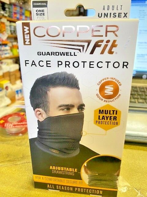 Copper fit  Face Protector - Mask - multi layer adjustable   New in Pack