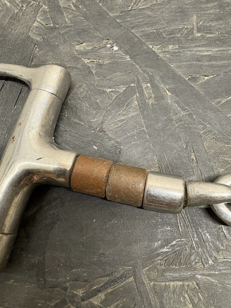 D-ring Jointed Snaffle Bit With Cooper Rollers