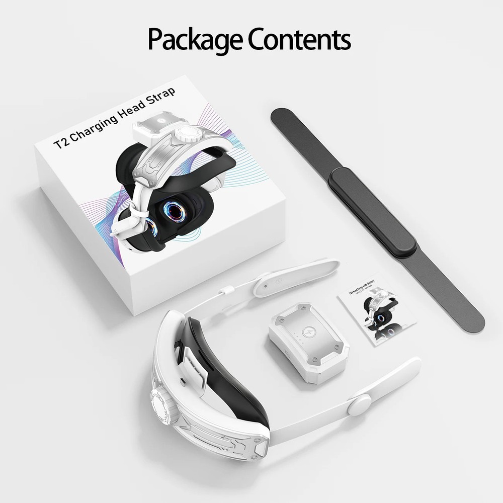 Elite Head Strap with Battery for Meta Quest 2 Adjustable VR Headset Accessory