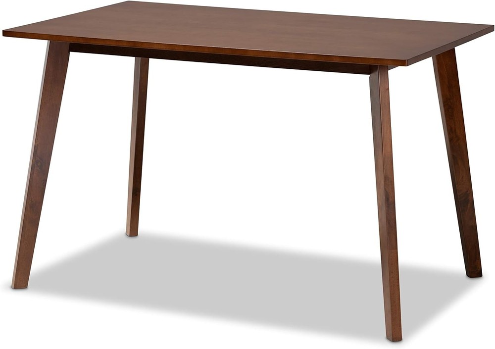 Dining Tables Walnut W/ Rectangular Top & Seats 6-8 People Modern Design