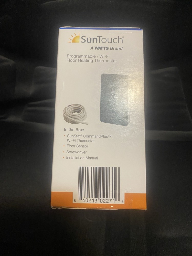 SunTouch SunStat CommandPlus Touchscreen Programmable Smart Wi-Fi Thermostat