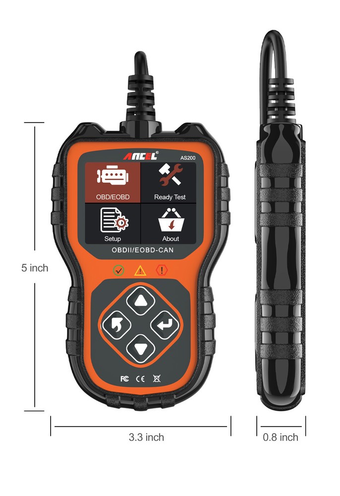 ANCEL AS200 Car Fault Code Reader OBD2 Scanner Check Engine Diagnostic Tool DTC