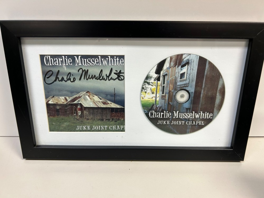 Charlie Musselwhite Signed Autographed Framed CD! Blues Harmonica, Juke Joint