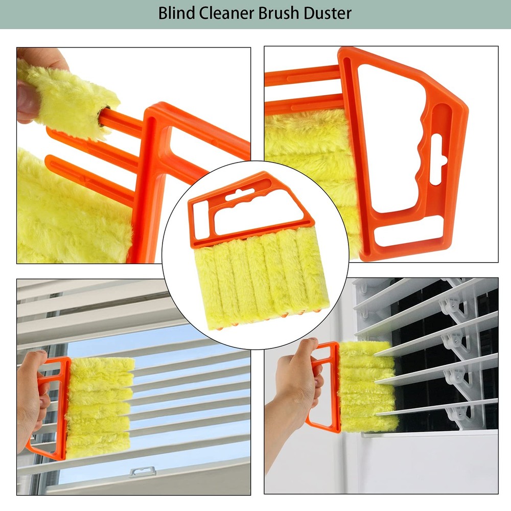 Openfly Venetian Blind Cleaner Duster Tool, Hand-held Medium, Multicolor