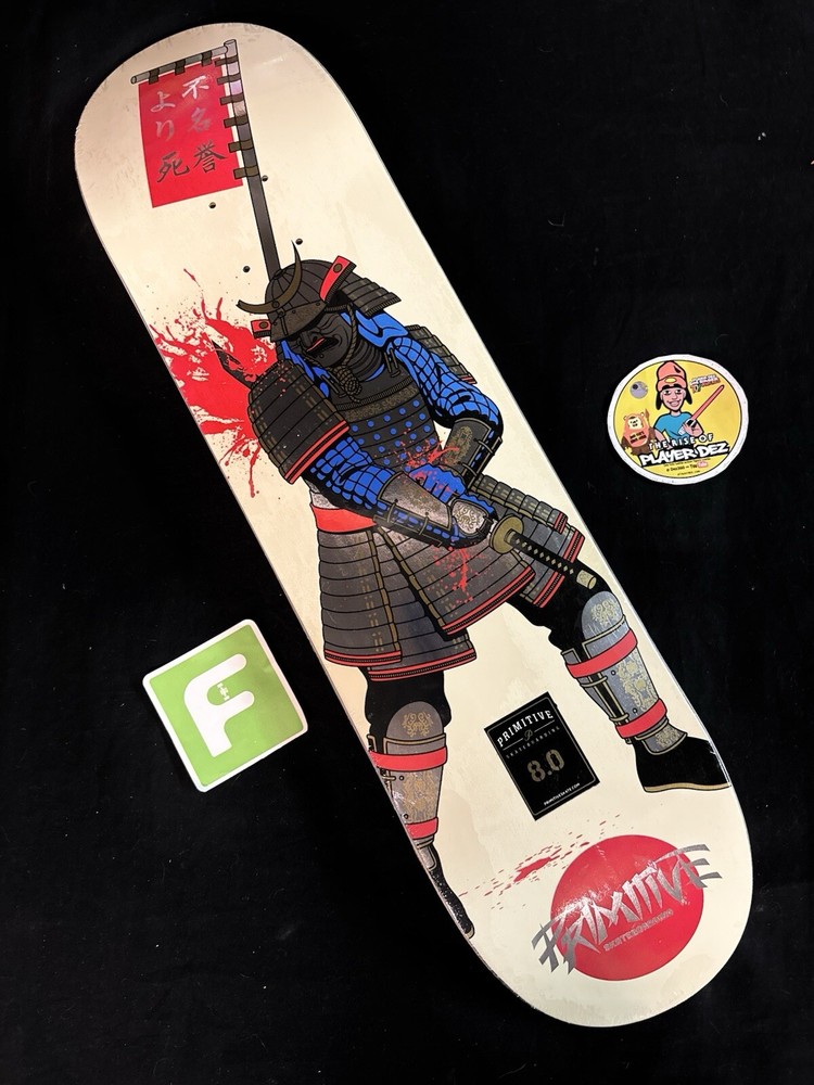 SUPER RARE Paul Rodriguez Primitive Foil Samurai Sword Skateboard Deck In Shrink