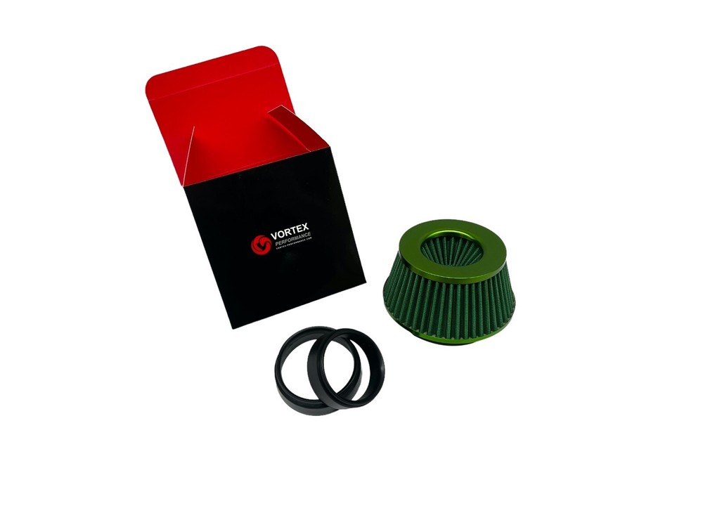 Shorty Cone Air Filter Adjustable 3 3.5 4 inch inlet High Flow small slim CF