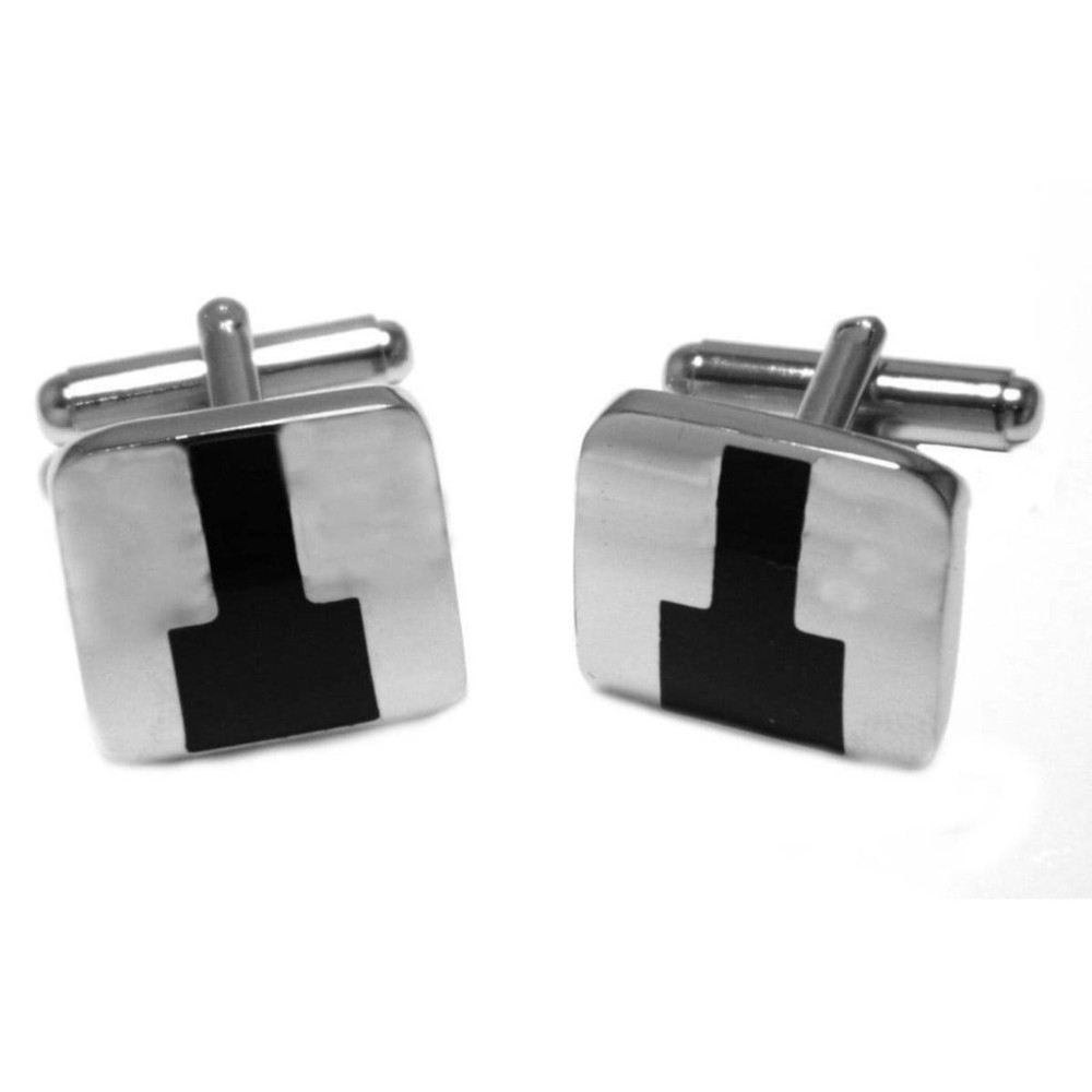 Cufflink Set in Silver Plate