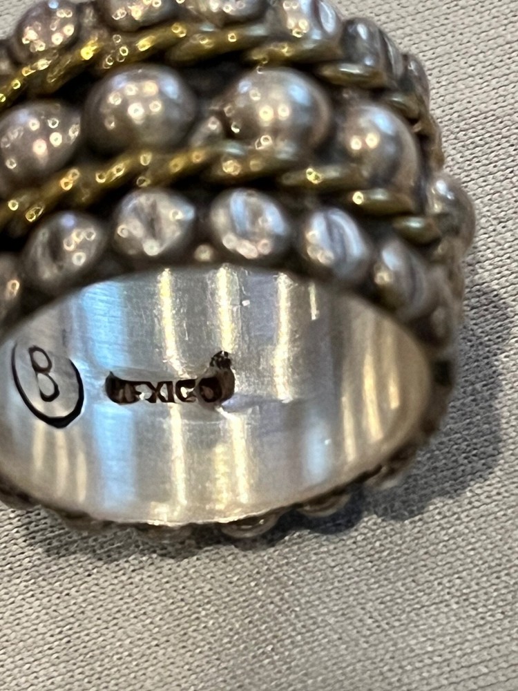 Mexican Sterling Silver ring, Size 7