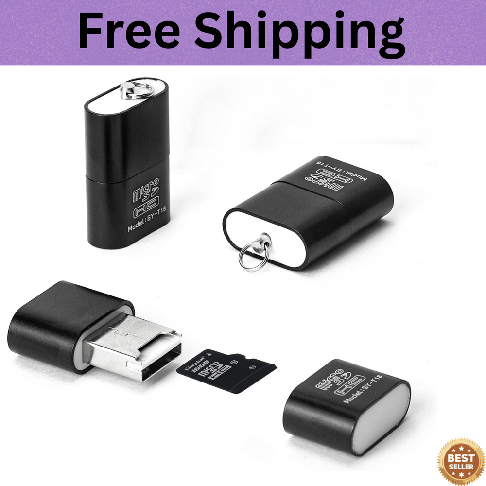 [3 Pack] Card Reader for Android,Micro SD Card to USB Adapter, TF Card Reader...