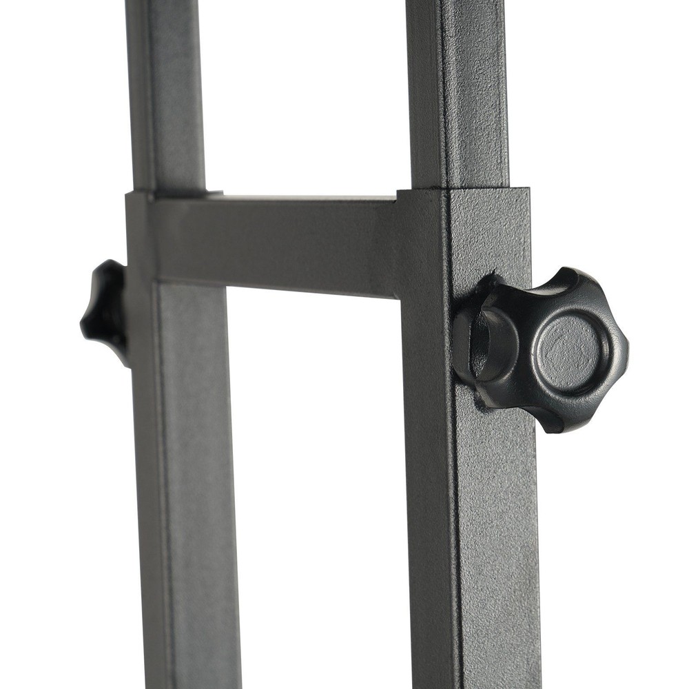 Shock-Absorbent Base Poster Stand Adjustable 75in Double-Sided Function