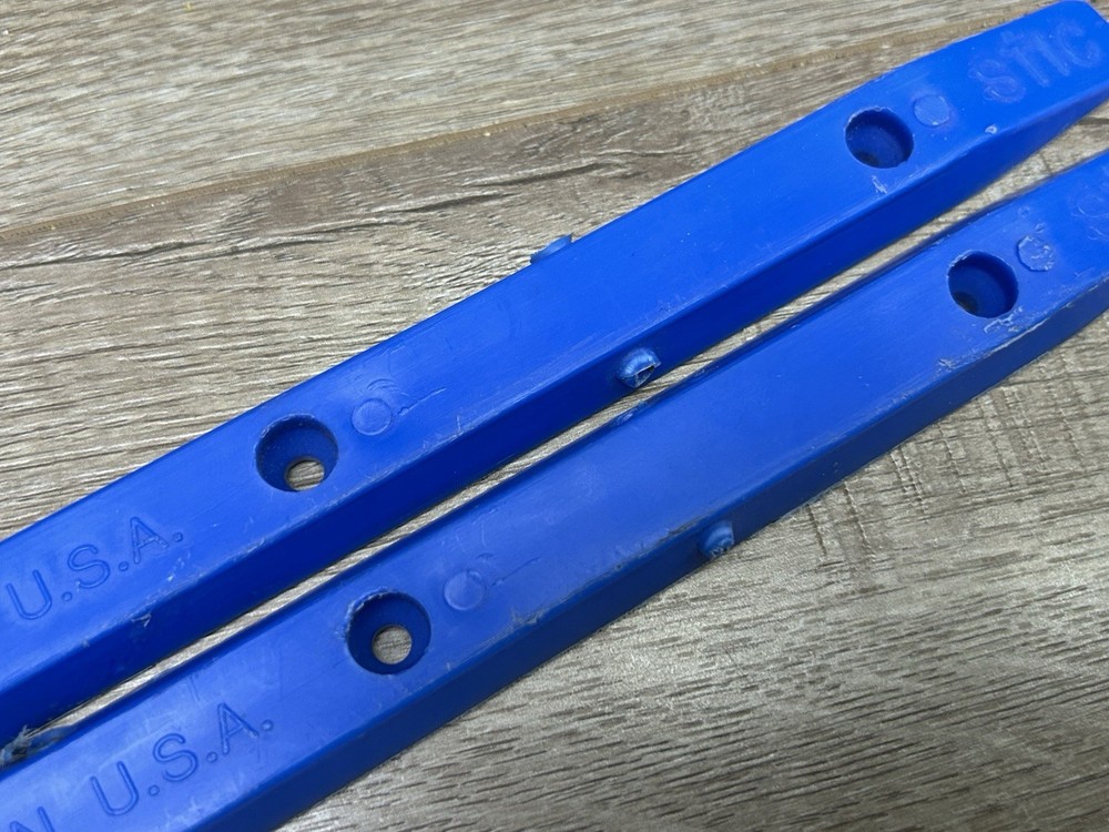 Blue Skateboard Board Rails Made In USA
