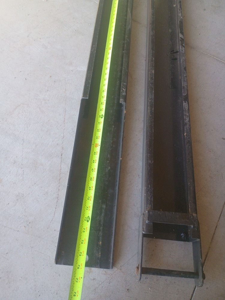 Pallet Fork Extensions Forklift Extensions 76 Inch x 5.5" Heavy Duty Steel