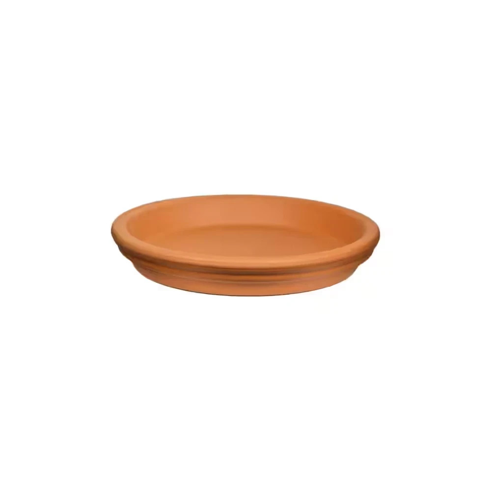 10 In. Medium Terra Cotta Clay Saucer