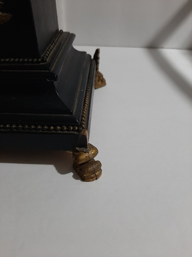 Antique Brass Column Table Lamp