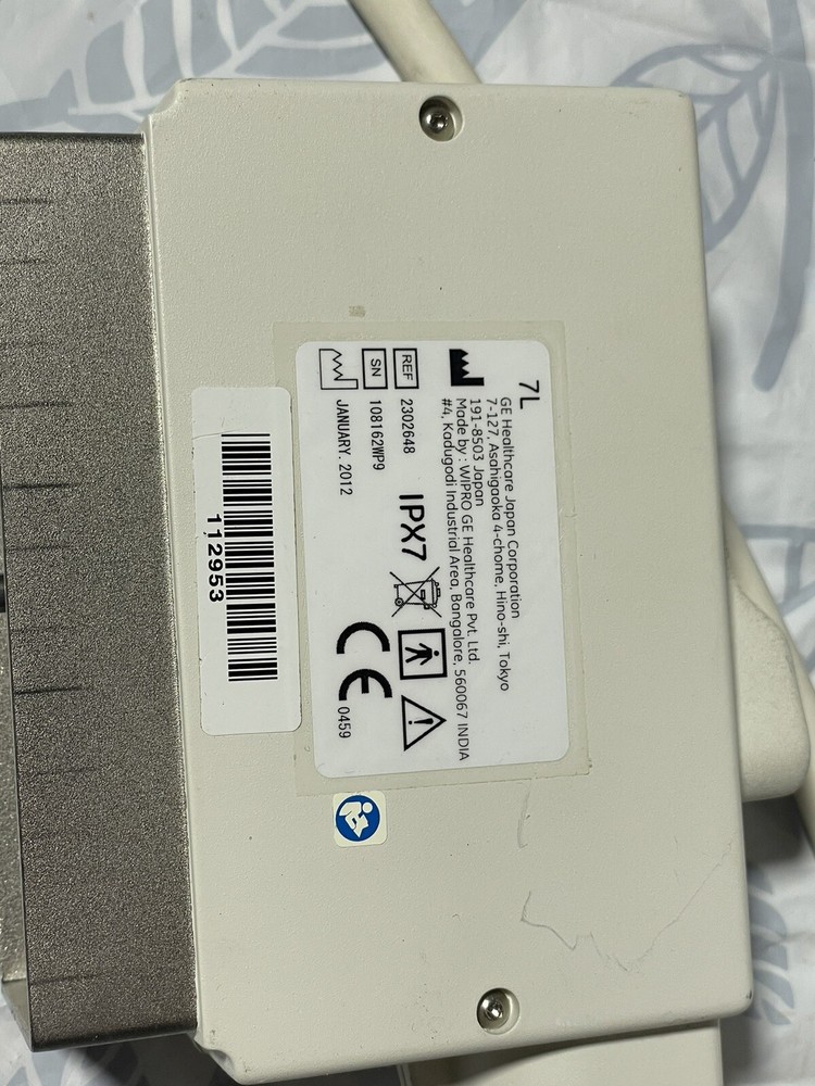 GE 7L Linear Ultrasound Transducer Probe