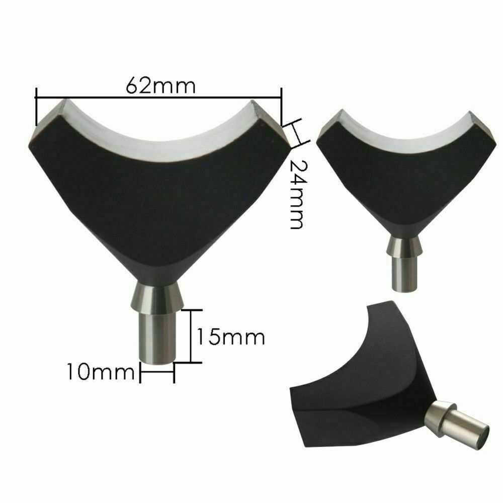 2 Pcs Transparent+Black Dental Bleaching Accelerator Tip Cordless Light Lamp New
