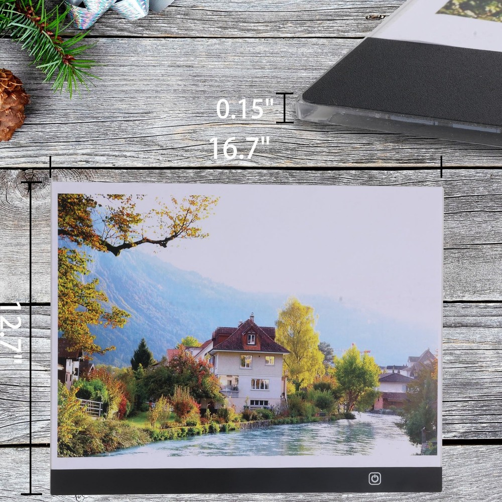 A3 Light Board for Diamond Painting,Large LED Pad Art Black