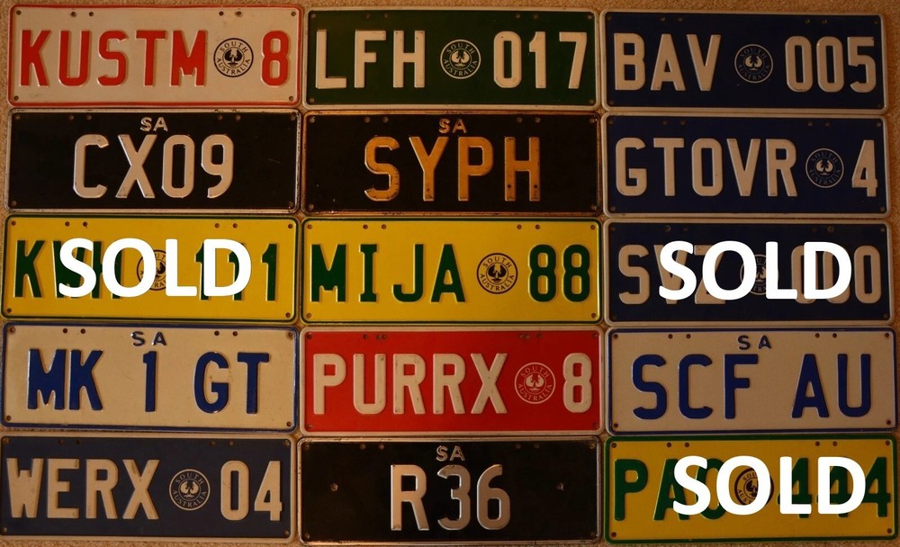South Australia - Vanity licence Plate