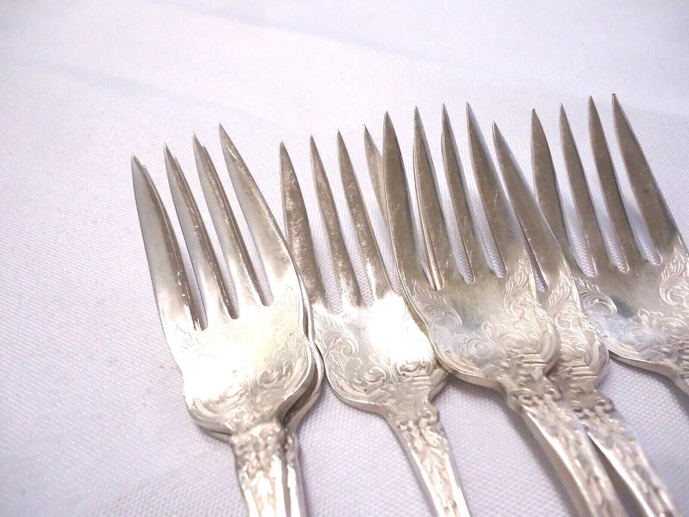 ROGERS AA PAT.JULY9.07 SILVERPLATE FORK 6-pieces